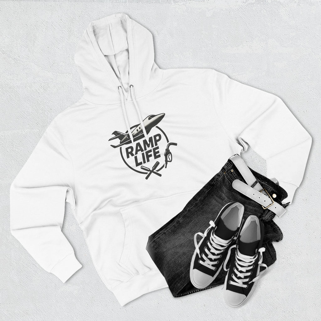 Ramp Life airplane logo Hoodie | aviation pilot Inspired design
