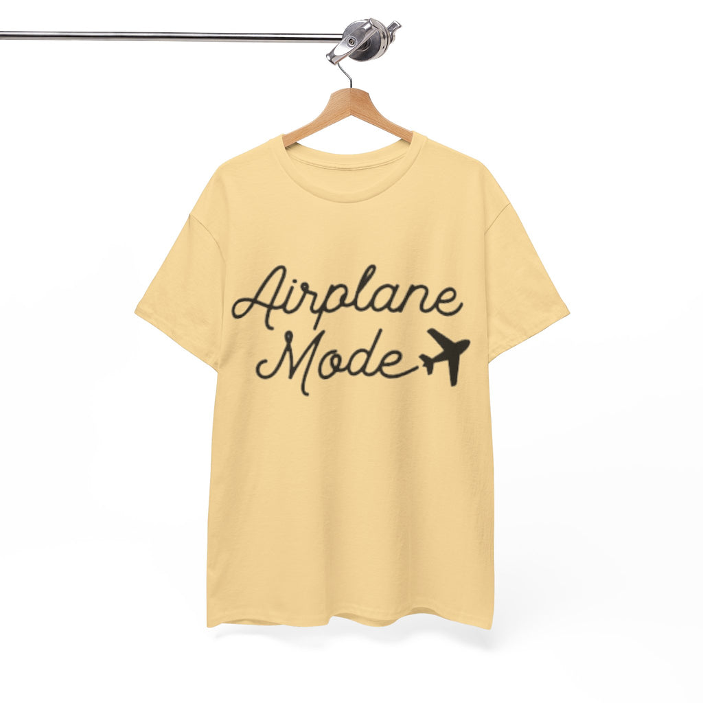 Airplane Mode Aviation Graphic Tee. gift for pilots. flight attendant. aviation lovers.