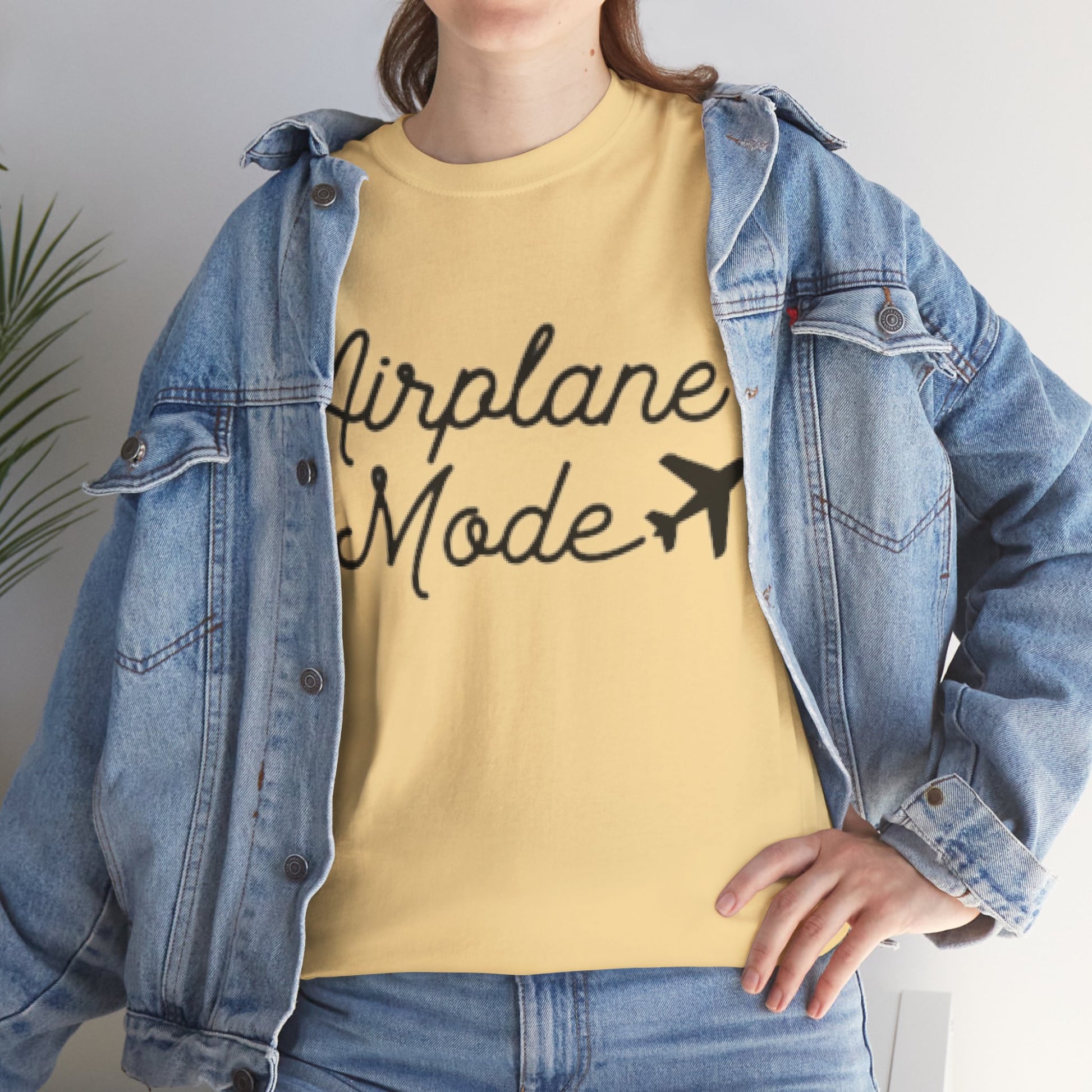 Airplane Mode Aviation Graphic Tee. gift for pilots. flight attendant. aviation lovers.