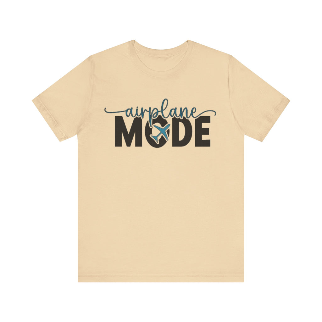 Airplane Mode Aviation Tee. gift for pilots. aviation lovers