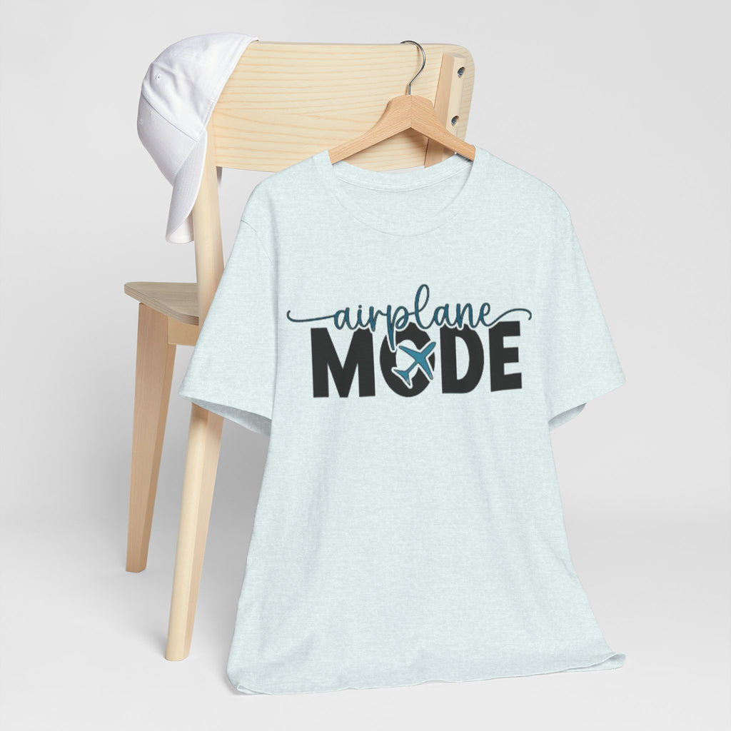 Airplane Mode Aviation Tee. gift for pilots. aviation lovers