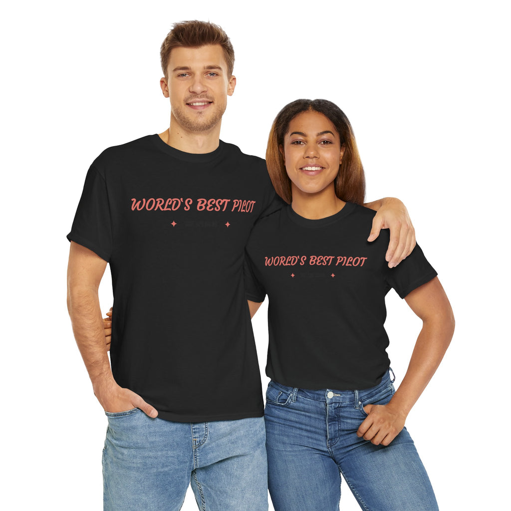 Worlds best Pilot. ask my mom. t-shirt. aviation. mothers. pilots. travel. graphic tee.