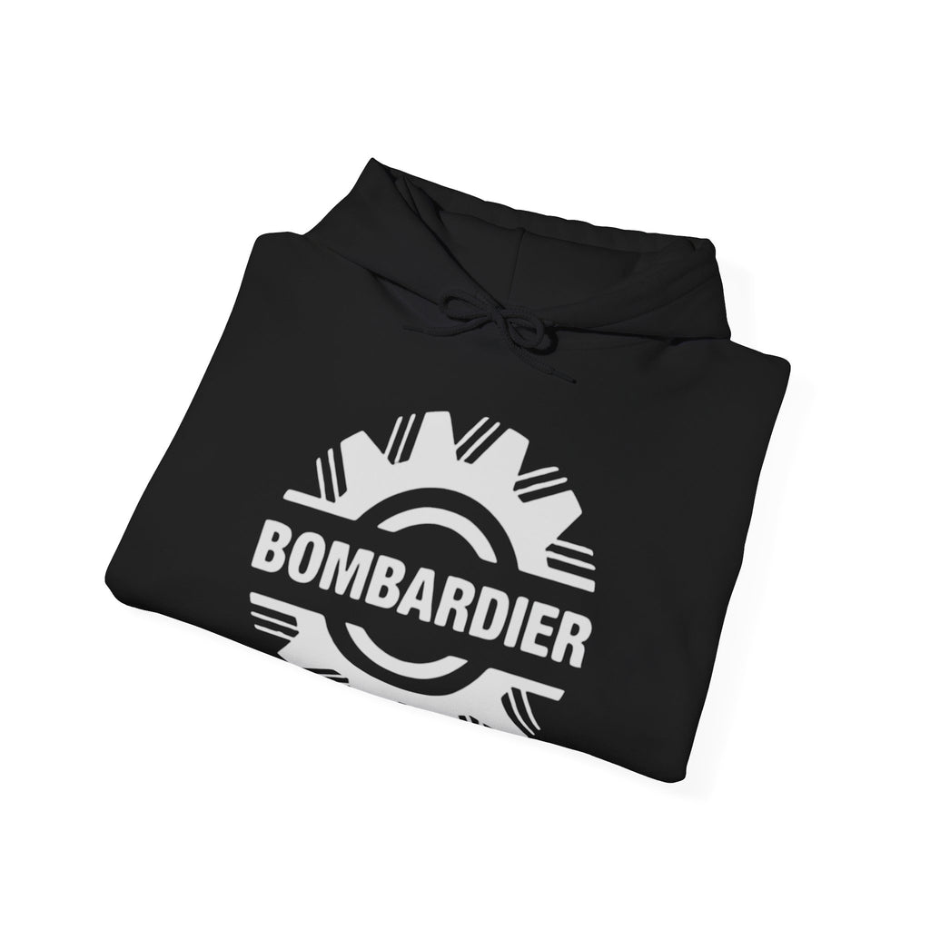Bombardier hoodie. pilots aviation. (logo)