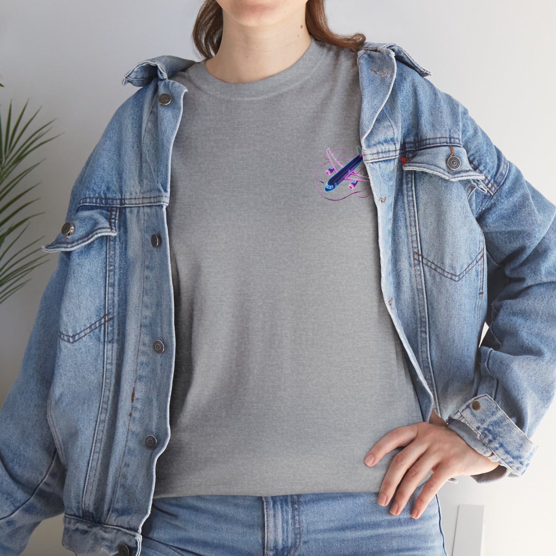 Neon Plane Quick Turns Tee