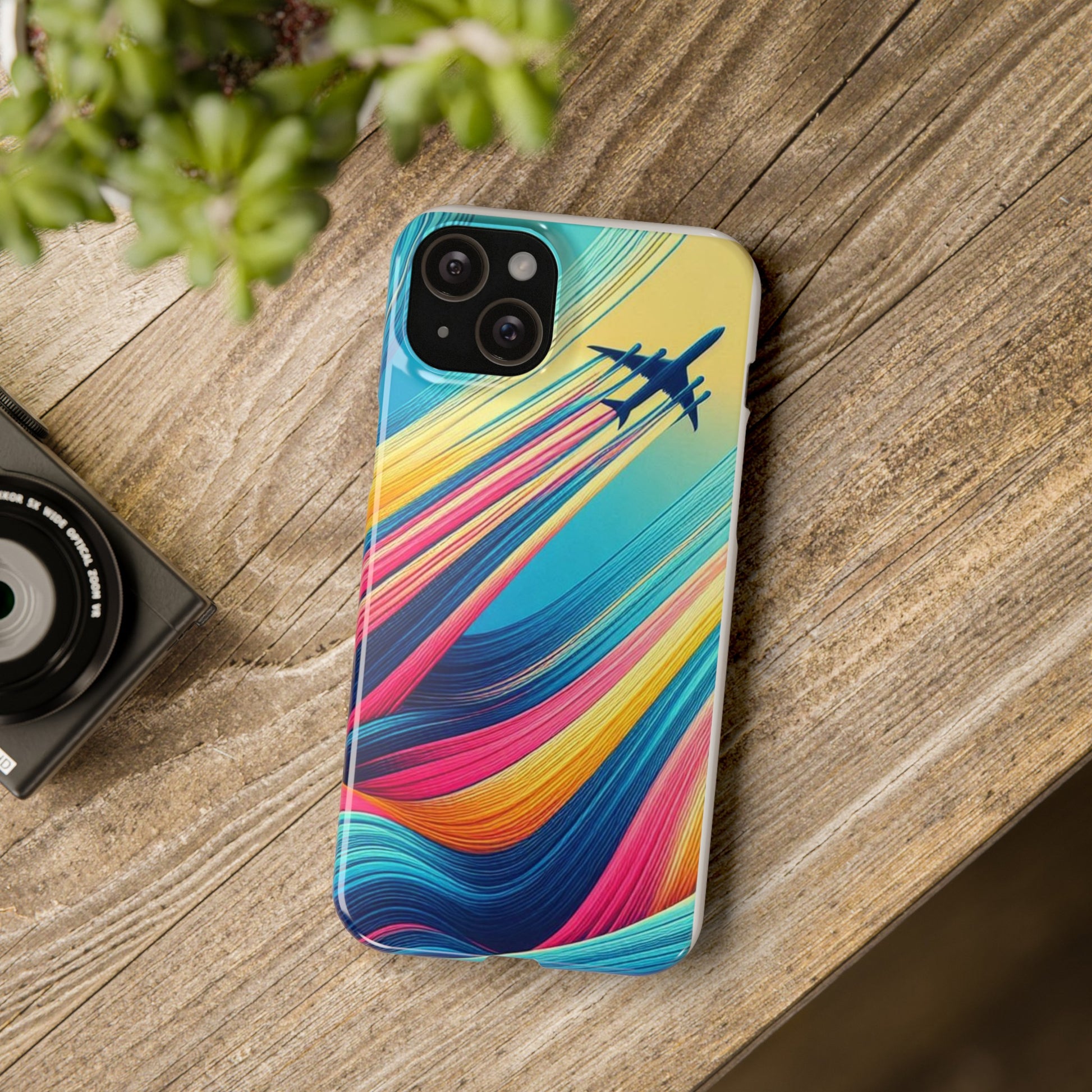AVIATION INSPIRED ARTWORK iphone case. 13.14.15 pro max Slim Cases