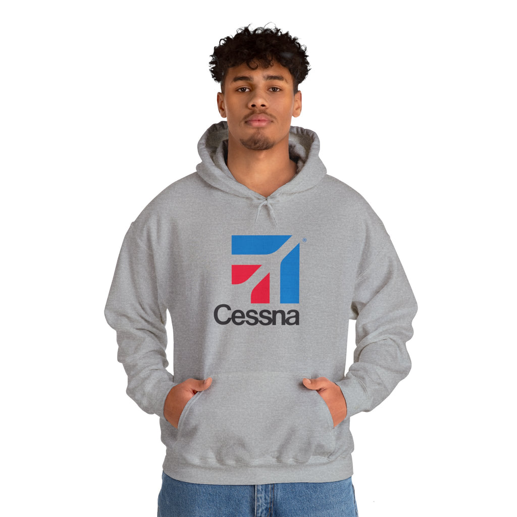 CESSNA HOODIE. aviation t-shirt. aviation hoodie. gifts for pilots. (logo)