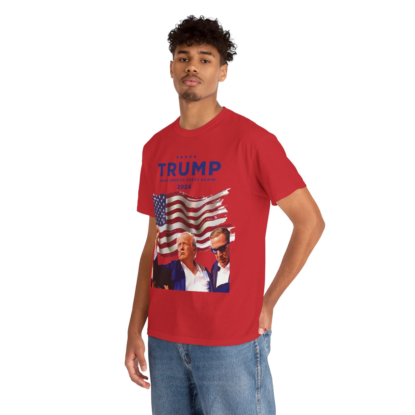 TRUMP Survival 2024 graphic tee. trump 2024. political humor. politics. gifts for him. gifts for patriots.