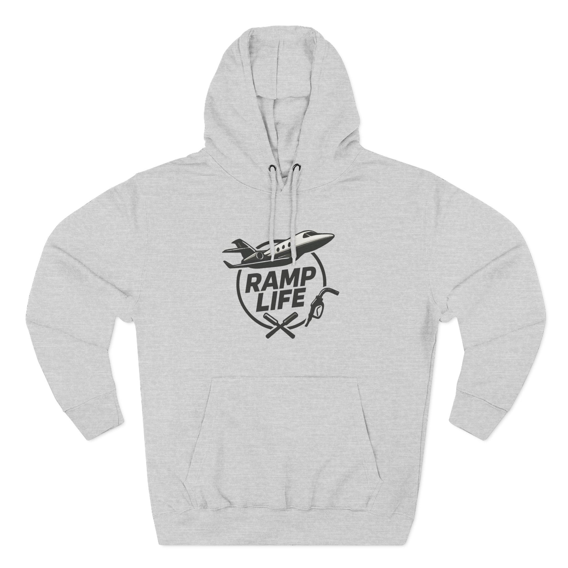 Ramp Life airplane logo Hoodie | aviation pilot Inspired design