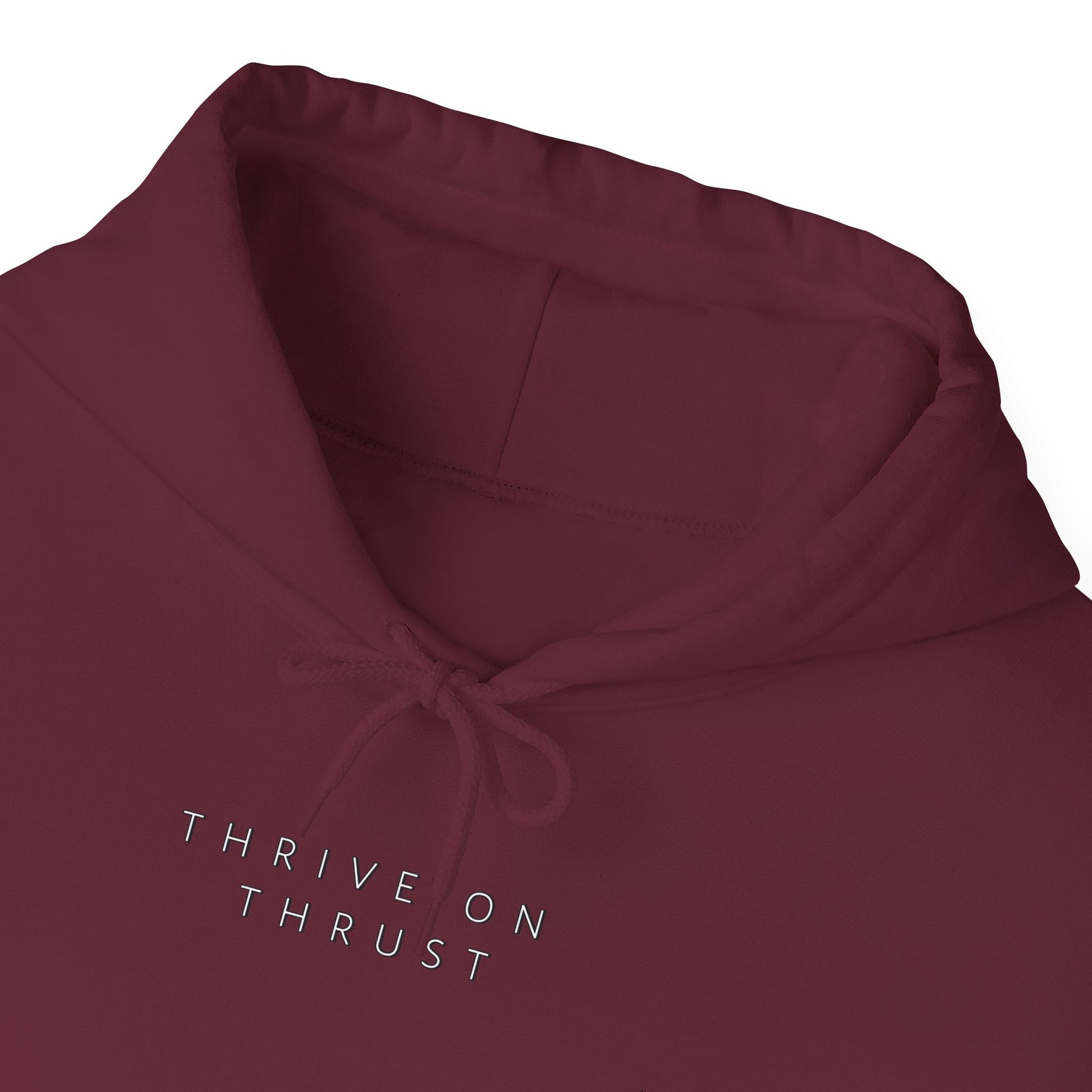 Thrive on Thrust. aviation. gifts for pilots. pilots. planes. gift aviation. graphic hoodie