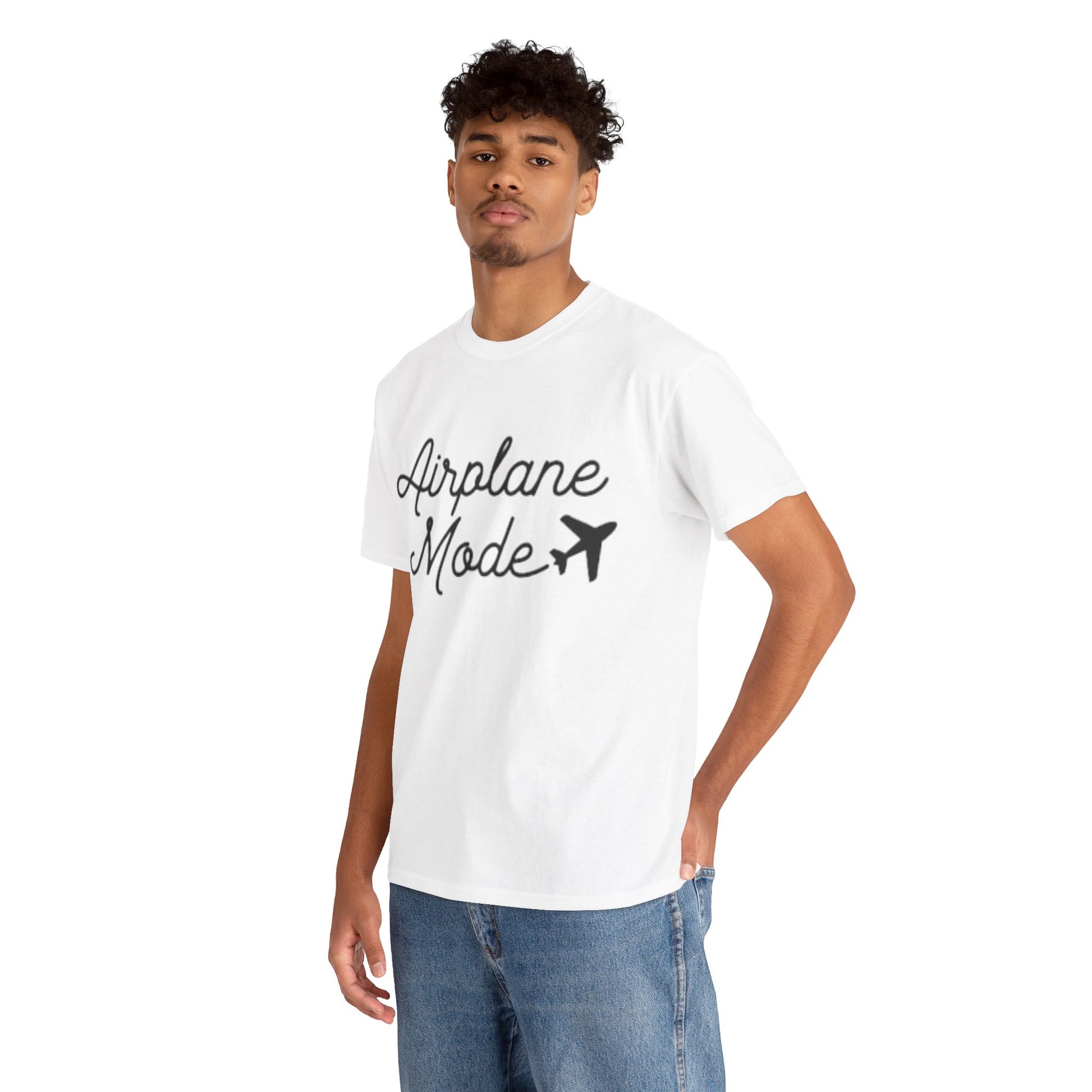 Airplane Mode Aviation Graphic Tee. gift for pilots. flight attendant. aviation lovers.