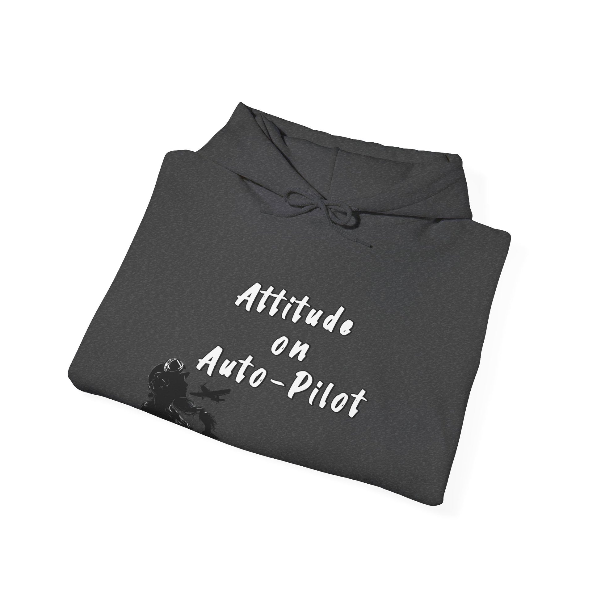 Female Pilot Hoodie. aviation. aviation gifts. gifts for pilots. attitude. graphic tee
