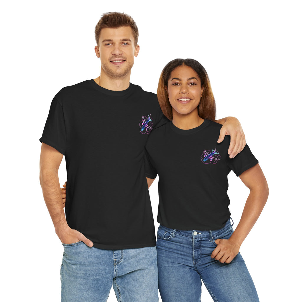 Neon Plane Quick Turns Tee