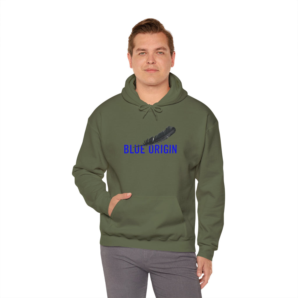 Blue Origin Hoodie. pilots. aviation hoodie. (logo)