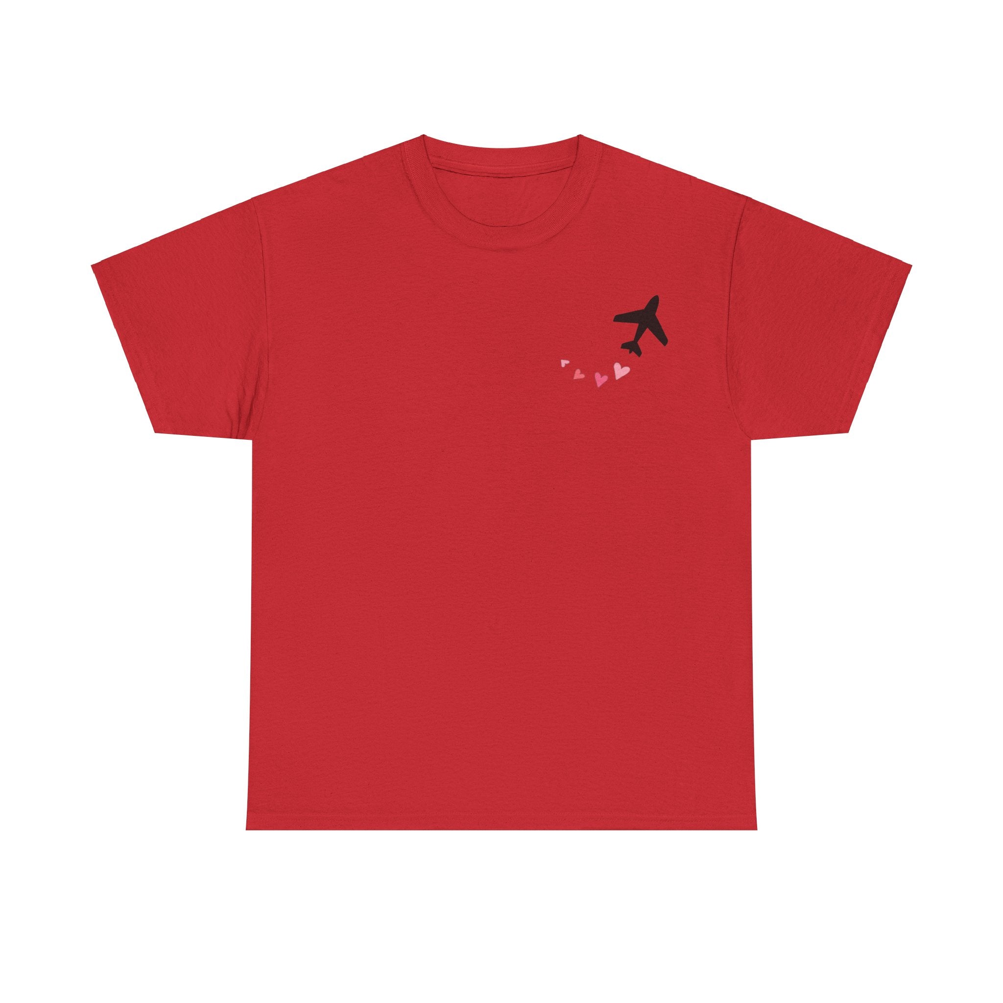 LOVE CHEMTRAILS. aviation t-shirt. pilots. love. hearts