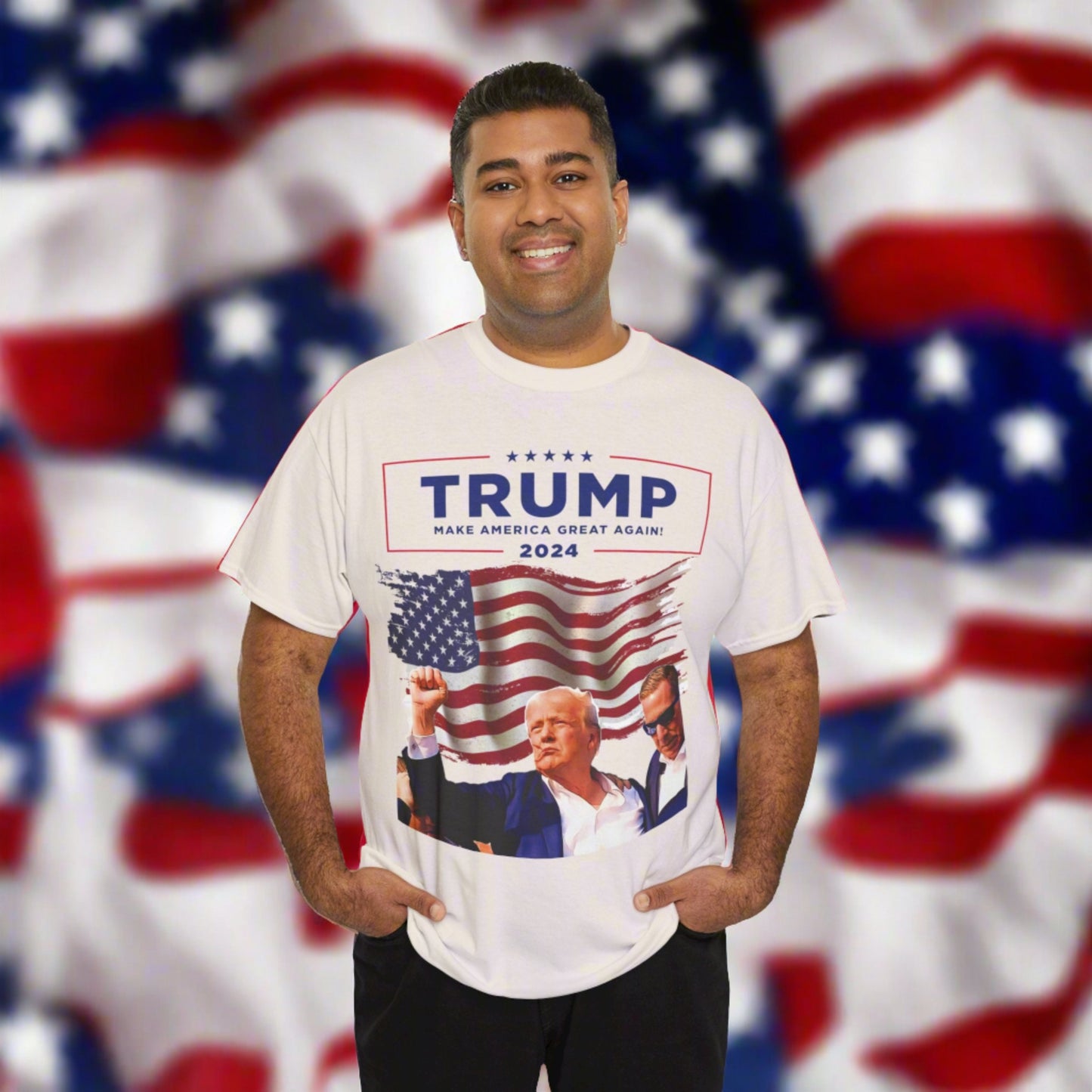 TRUMP Survival 2024 graphic tee. trump 2024. political humor. politics. gifts for him. gifts for patriots.