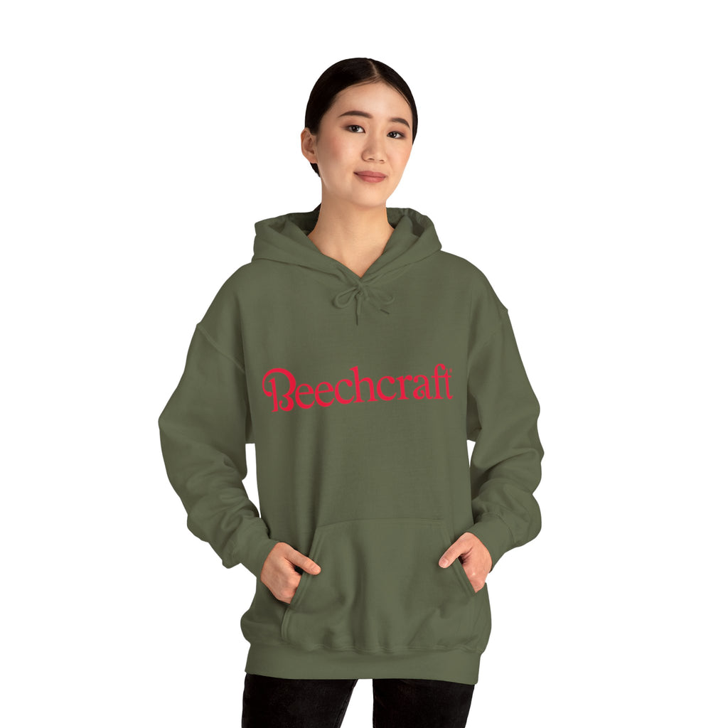 BEECHCRAFT. AVIATION HOODIE. gift for pilots. graphic design. (logo)