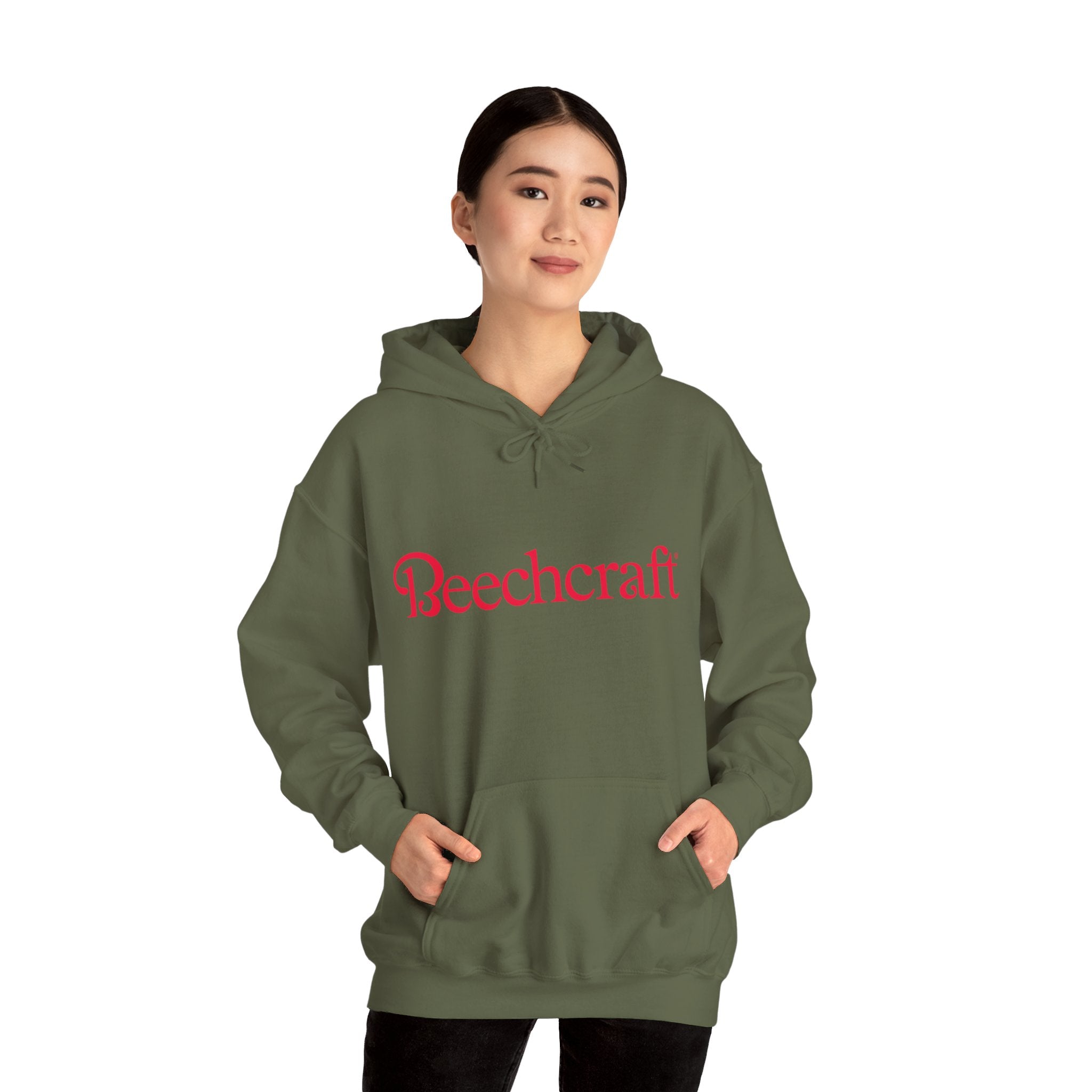 BEECHCRAFT. AVIATION HOODIE. gift for pilots. graphic design. (logo)