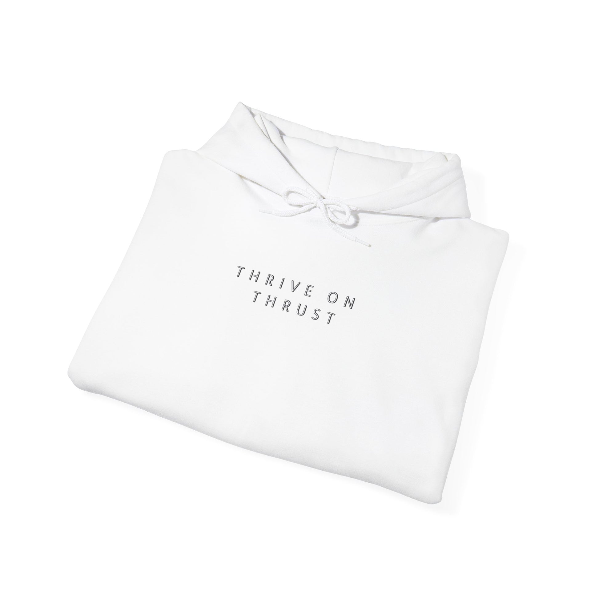 Thrive on Thrust. aviation. gifts for pilots. pilots. planes. gift aviation. graphic hoodie