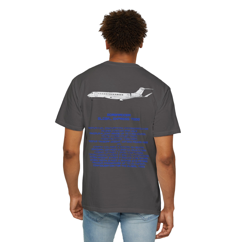Global 7500 T-shirt. aviation. gift. pilot. jets. mens gifts. gifts for her