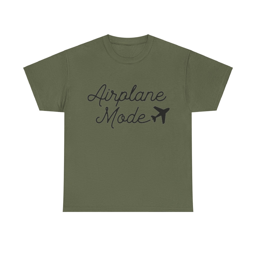 Airplane Mode Aviation Graphic Tee. gift for pilots. flight attendant. aviation lovers.