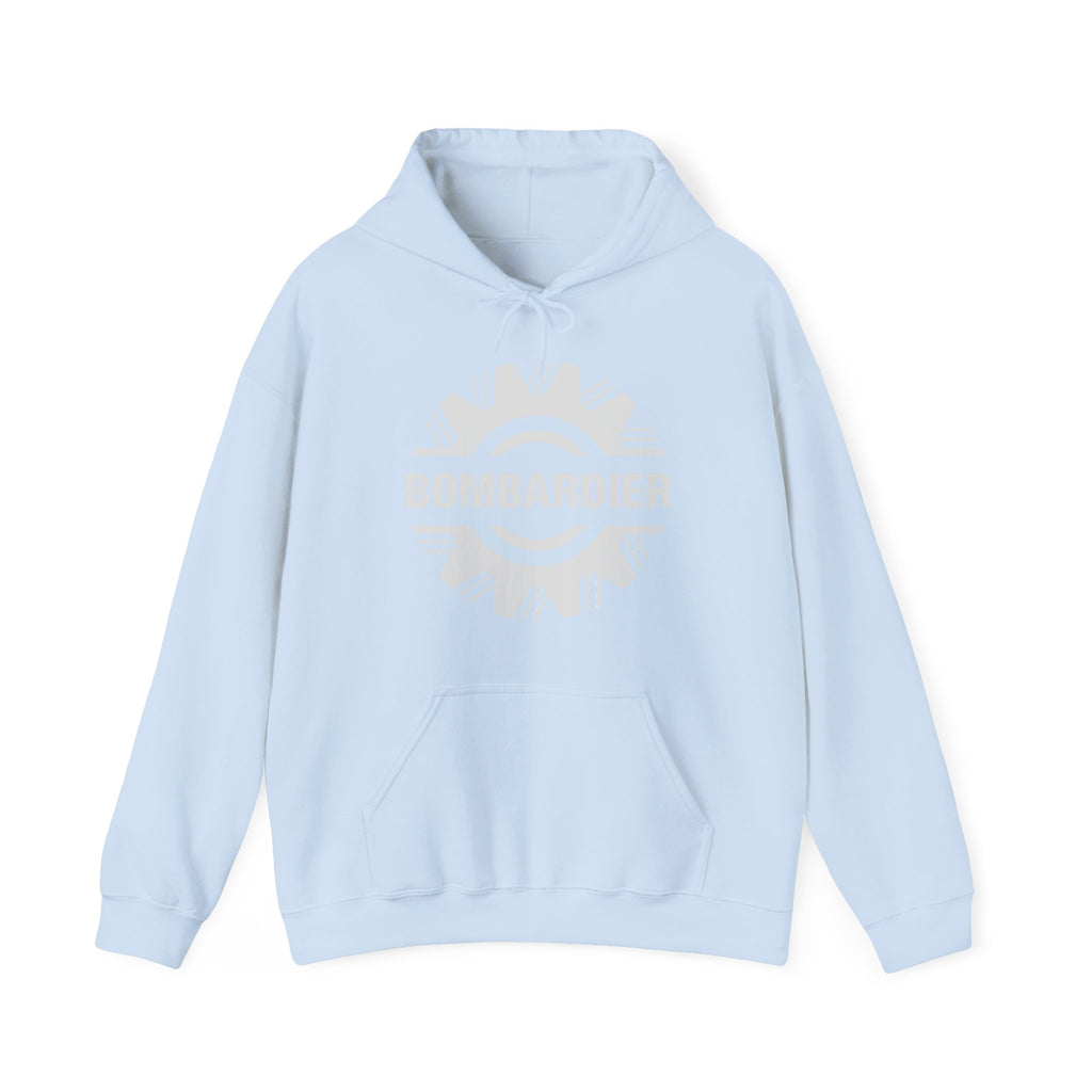 Bombardier hoodie. pilots aviation. (logo)